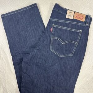 NWT Levi's Low Pro Straight Jeans Women's 32 Fits 36X30 Low rise Dark Wash Denim